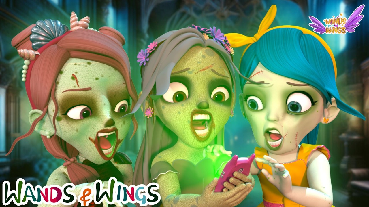 Zombie Princesses | Princesses Turn Into Zombies | Kids Song - Princess Magic