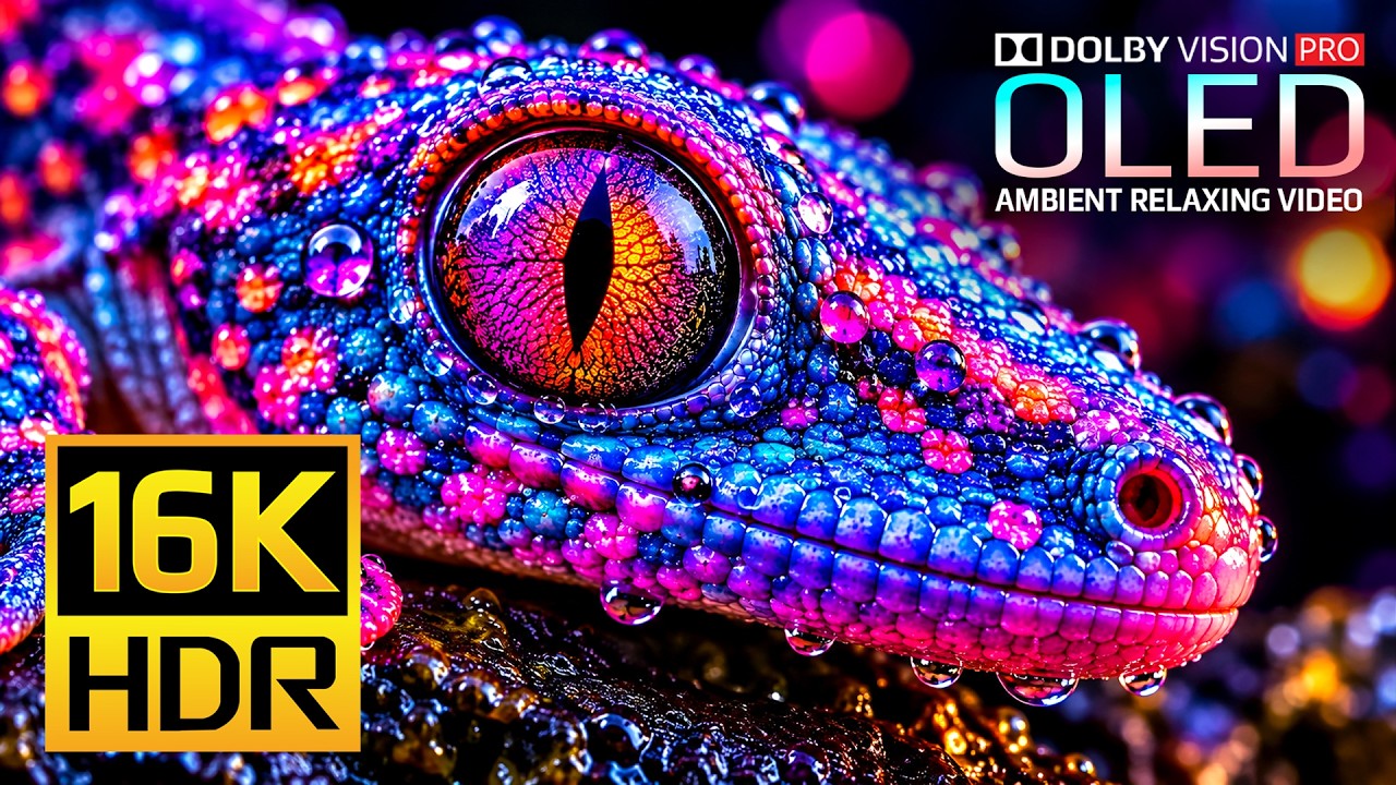 The Sharpest OLED HDR Test Ever | Dolby Vision HDR 16K 120fps (4K Video &bull; 8K Ultra HD TV)