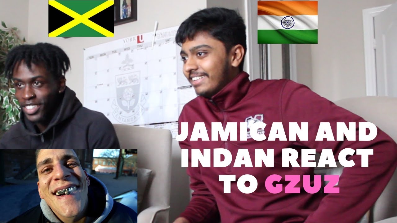 JAMAICAN AND INDIAN REACT TO GZUZ & BONEZ (9MM)