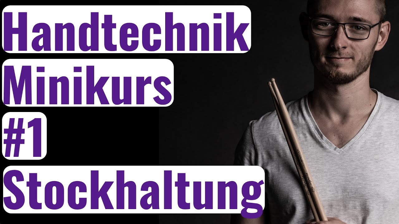 Die richtige Stockhaltung - Handtechnik Minikurs 1/5 | Schlagzeug Tutorials mit Dennis Berg | 2021