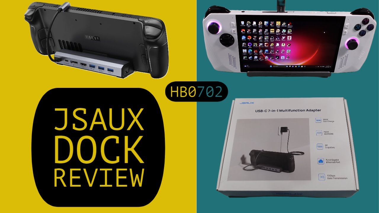 JSAUX HB0702 Dock Review | Asus ROG Ally & Steam Deck TESTED!