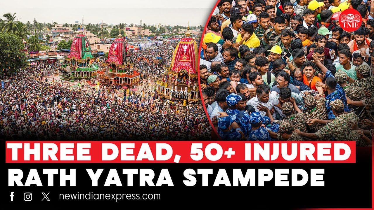 Puri Stampede: Three killed, over 50 injured at Rath Yatra