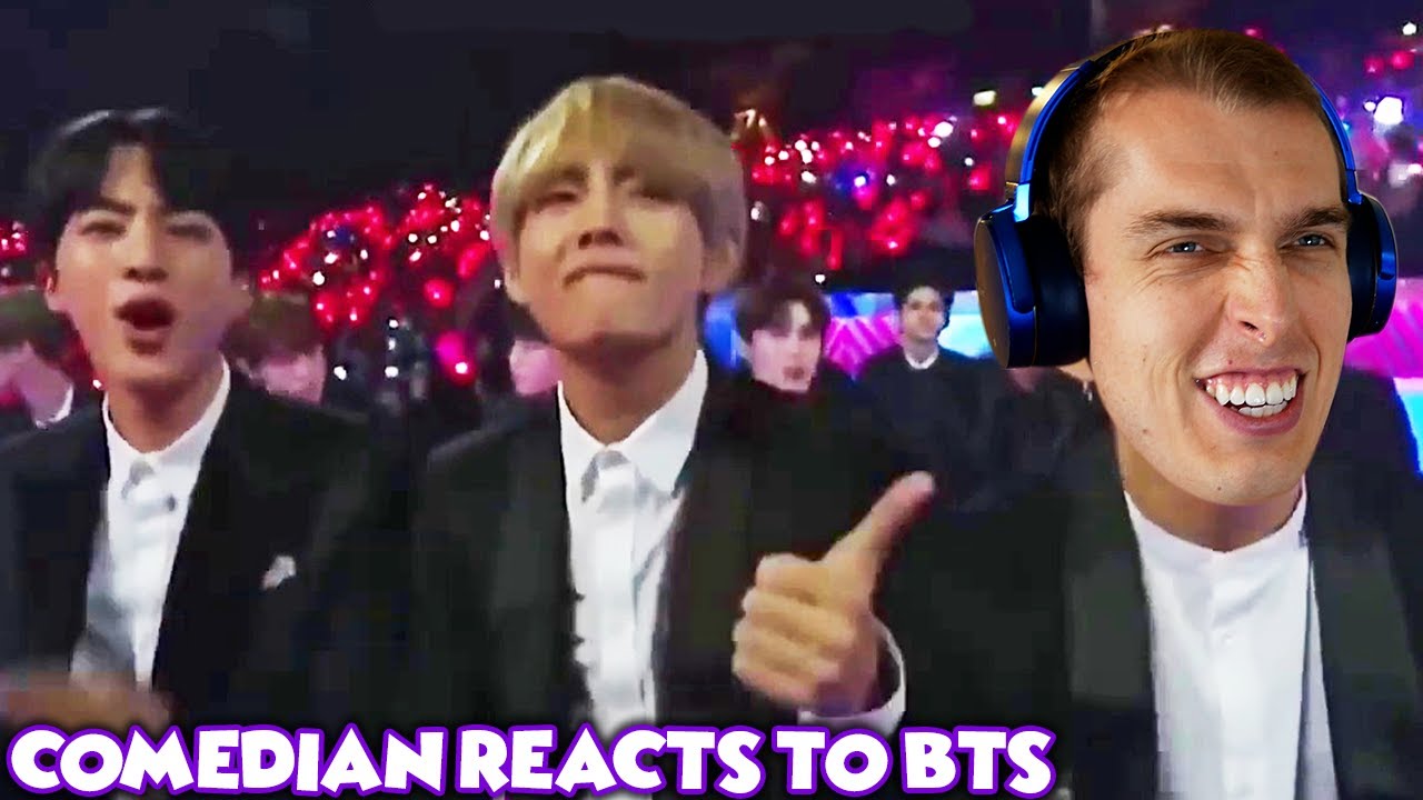SUGA IS EMBARRASSED! 😂😂 Comedian Reacts to BTS Being Chaotic Crackheads in Award Shows 😂😂