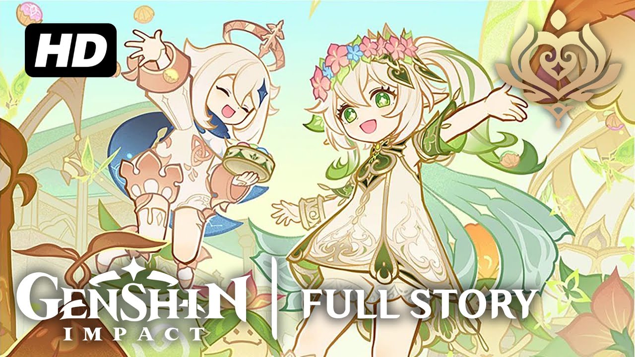 HD Genshin Impact 5.1 Event Story Quest: Chromatic Ode of Candies and Roses - All Cutscenes (JP Dub)