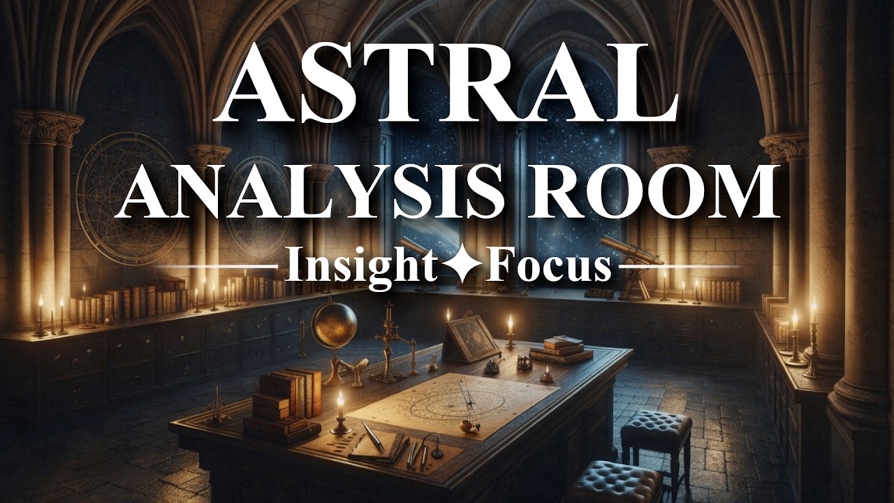Astral Analysis Room ✦ Magical Ambient Music for Insight & Deep Focus (3 Hours)