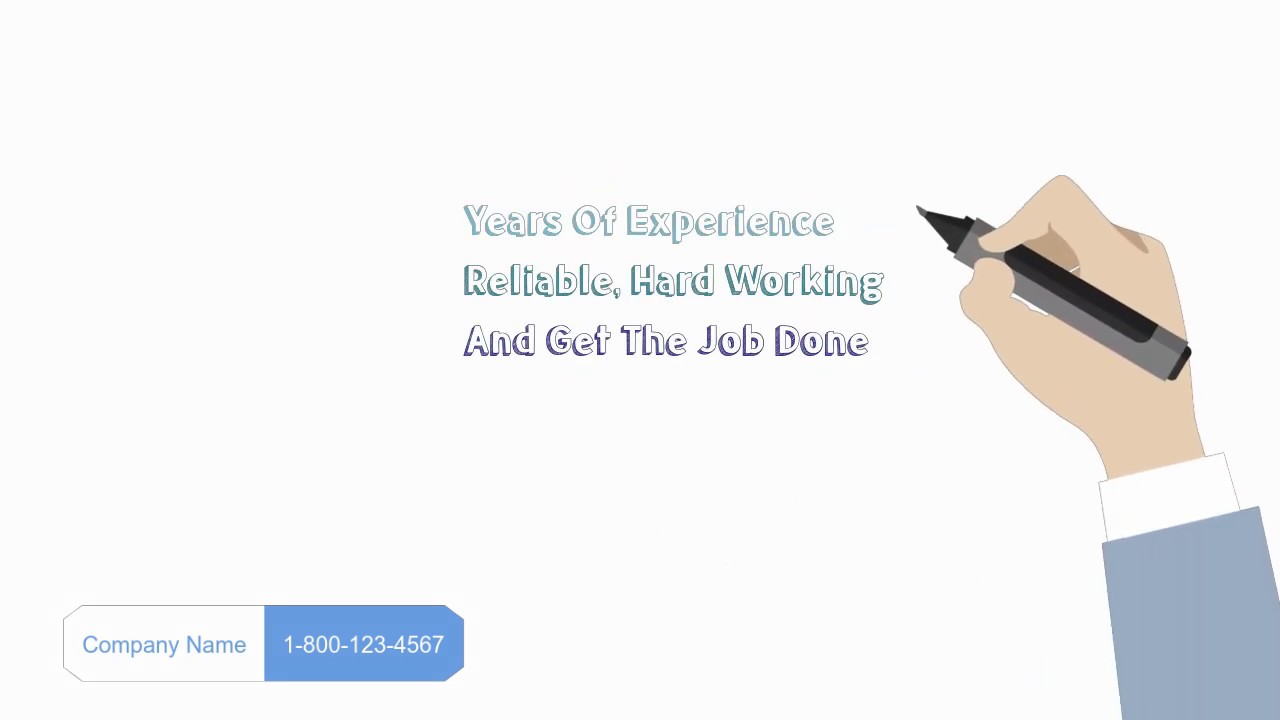 Concrete Paving Whiteboard Demo Local Business Marketing Videos