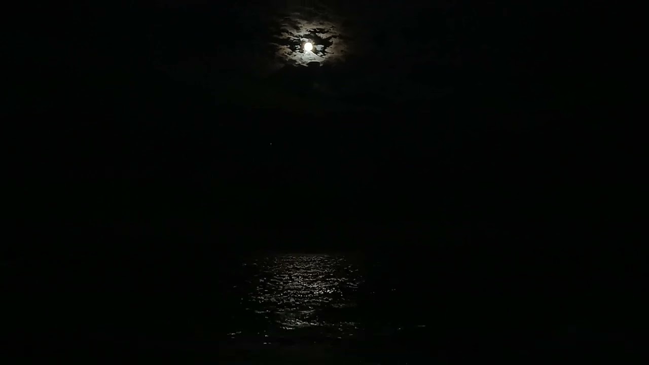 ECR Beach #trending #fullmoon #beach #moonlight #waves #ecrbeach