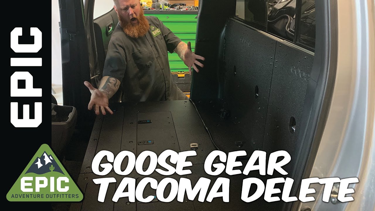 Throw Out Your Tacoma's Rear Seats - We Have Something Better from Goose Gear!