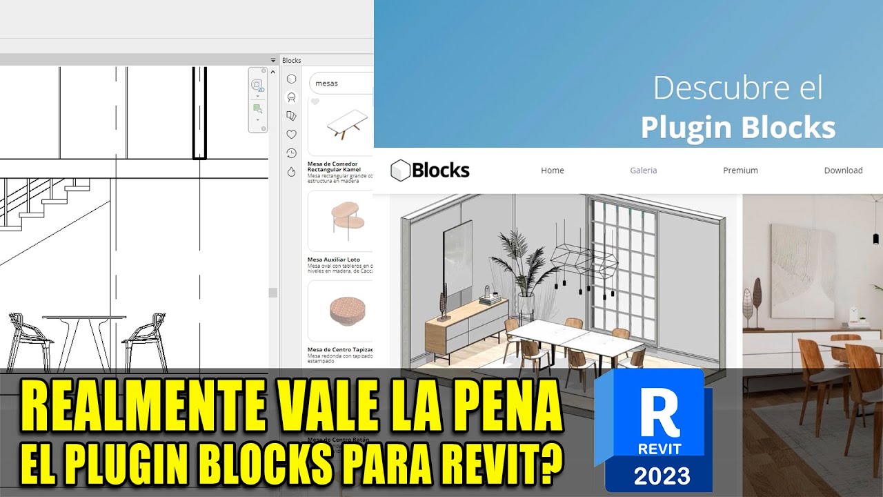 BLOCKS PARA REVIT REALMENTE VALE LA PENA ESTE PLUGIN