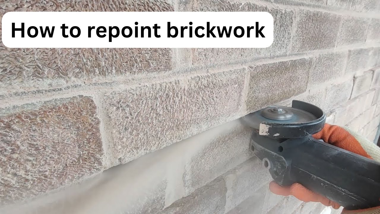 How I Repointed Old Brickwork on my house. DIY with no experience.
