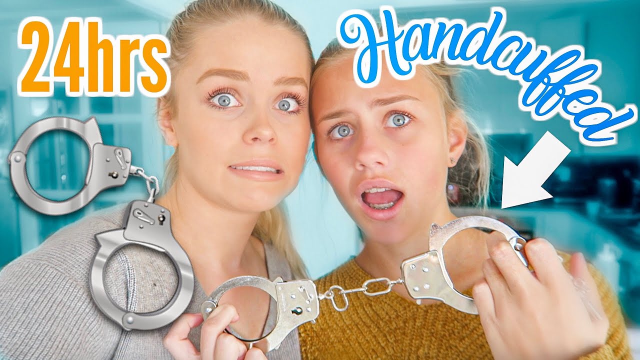 24 HOURS HANDCUFFED TO MY SISTER - FAIL!