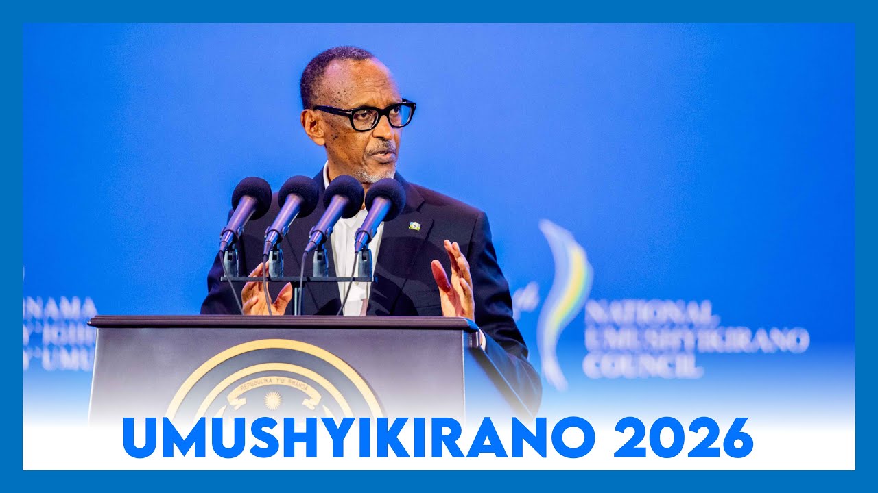 IJAMBO PEREZIDA KAGAME AGEJEJE KU BANYARWANDA MU NAMA Y'IGIHUGU Y'UMUSHYIKIRANO