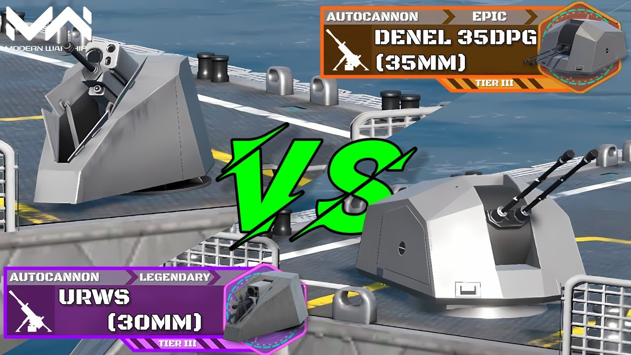 Denel 35DPG (35mm) VS URWS (30mm) | Dual-Purpose Autocannon Comparison | Modern Warships