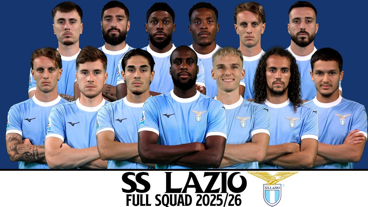 SS Lazio Official Squad 2025/26 Season | Serie A 25/26