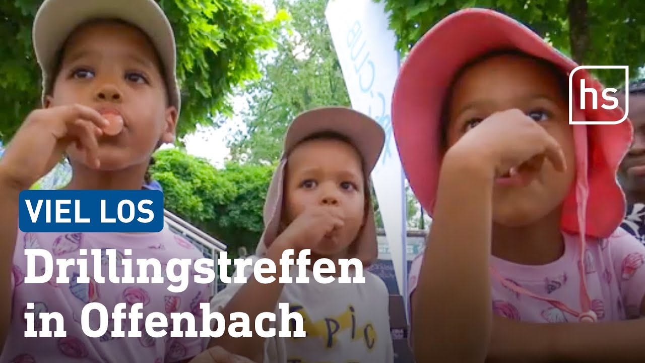 Drillinge oder noch mehr?: Mehrlingstreffen vereint Familien | hessenschau