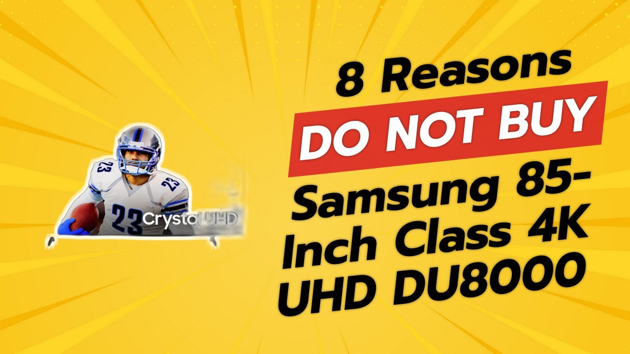 НЕ ПОКУПАЙТЕ 85-дюймовый телевизор Samsung Class 4K UHD DU8000, ПОКА НЕ ПОСМОТРИТЕ ЭТО ВИДЕО! 😱📺
