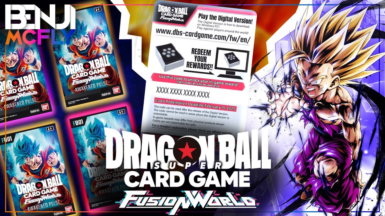 Ma 1ère OUVERTURE DE BOOSTERS ONLINE: GROSSES SURPRISES !! Dragon Ball FUSION WORLD (DBSCG)