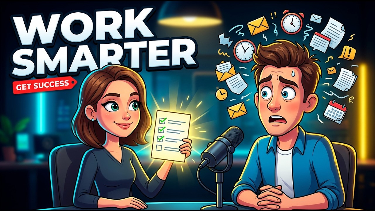 How to Work Smarter & Achieve More: The Smart Hard Work Formula | English Podcast