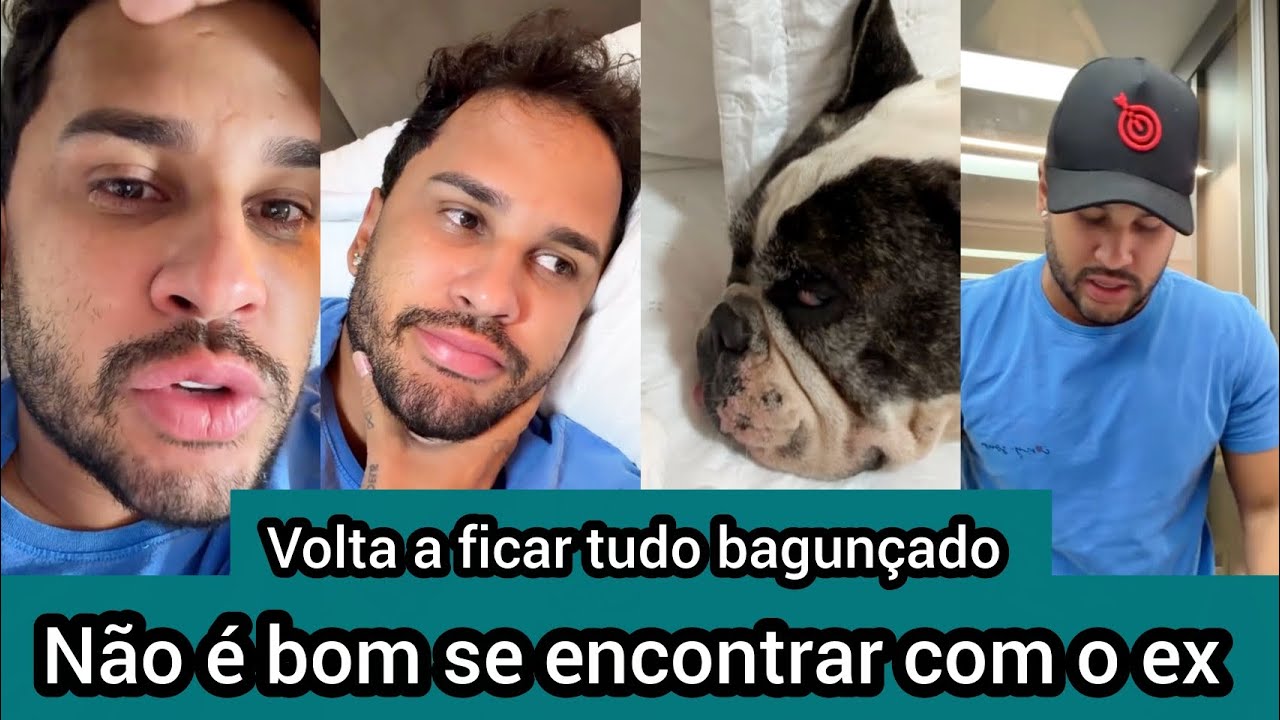 Lucas Guimarães chora após reencontro com ex Carlinhos Maia e revela que estava fugindo dele 