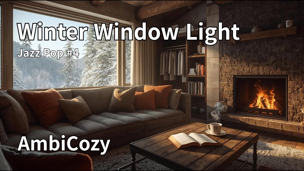 Winter Window Light | Cozy Jazz Pop for Work & Relax – AmbiCozy