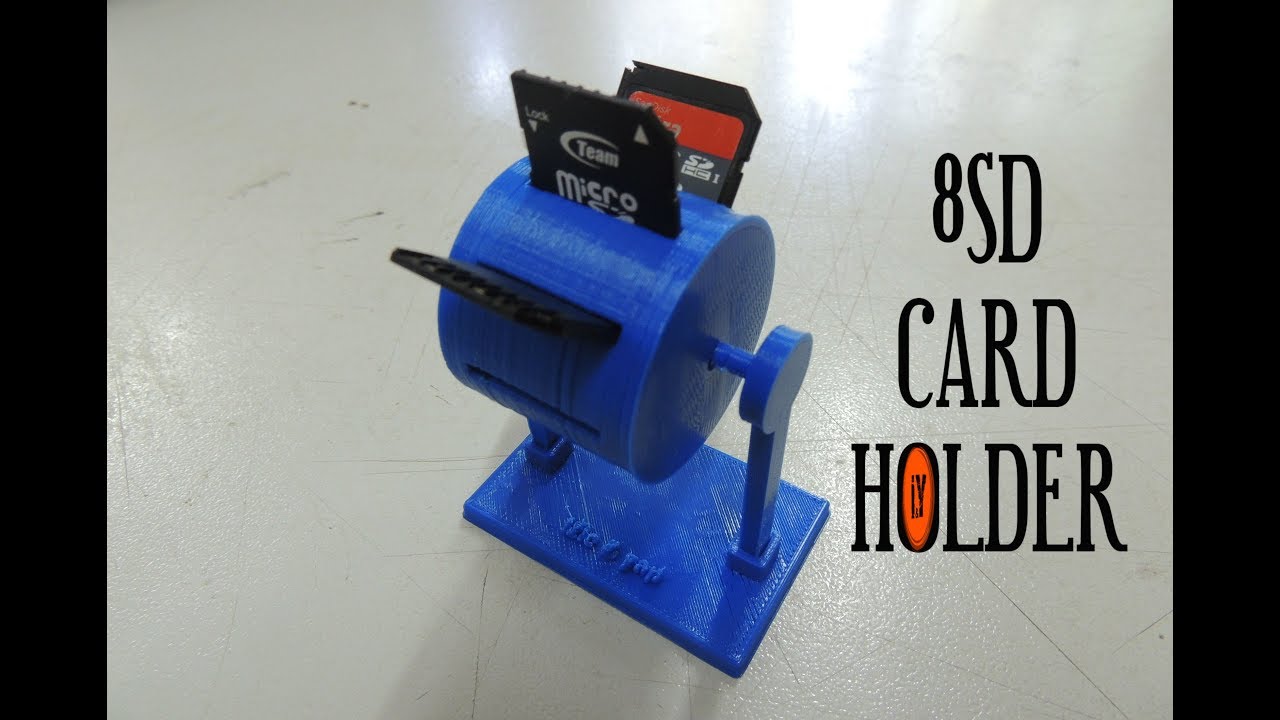 HOW TO MAKE A SD CARD HOLDER? 8SD CARD HOLDER