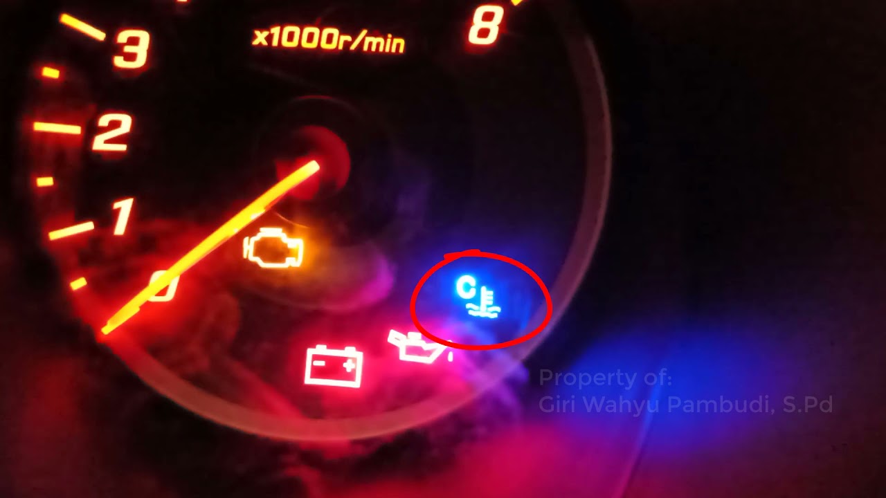 Arti lampu indikator pada instrumen panel / dashboard mobil