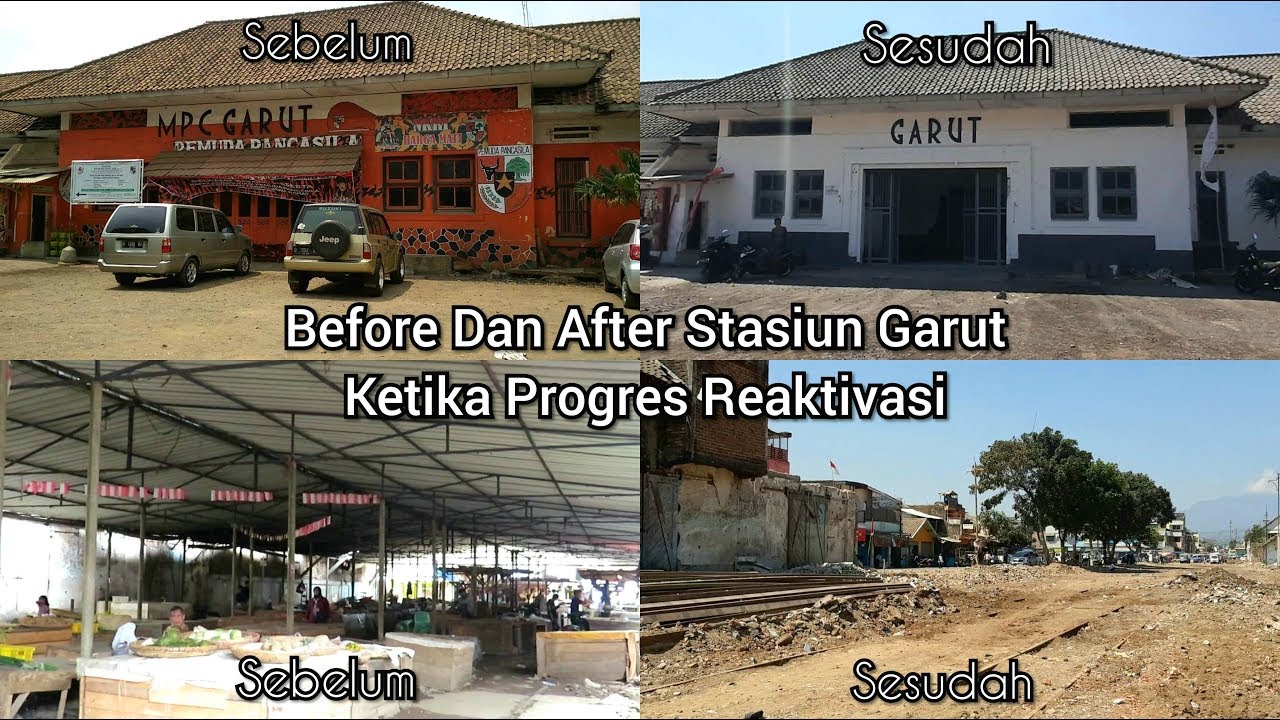 Spesial Request l Potret Stasiun Garut Sebelum dan Ketika Di Reaktivasi.