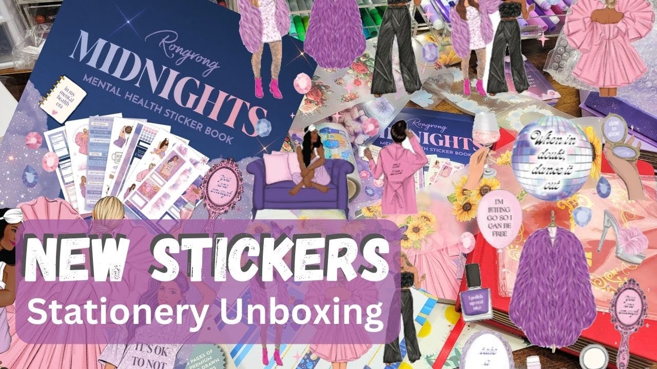 Taylor Swift Fan Unboxes Black Friday Sticker Haul -RongRong Unboxing