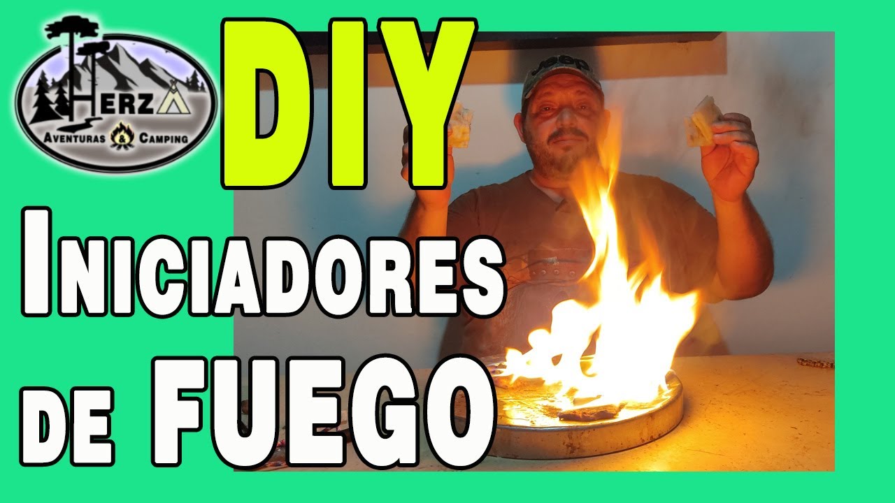 Iniciadores de FUEGO a prueba de AGUA Caseros - Pastillas de combustible