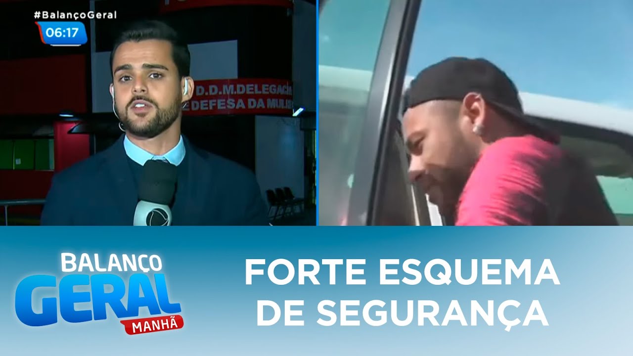 Neymar vai depor sob forte esquema de segurança em São Paulo