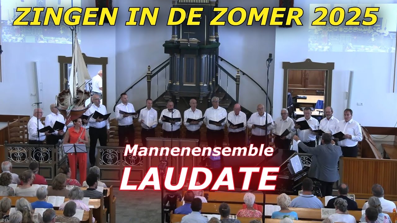 ZIngen in de Zomer 2025 zangmiddag met Hoeksewaardse Mannenensemble Laudate