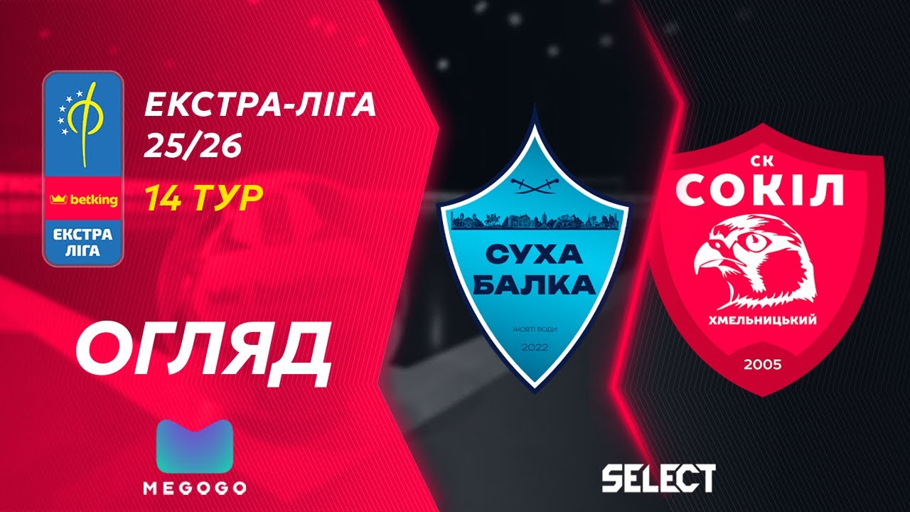 Огляд та коментарі | Суха Балка - Сокіл | Betking Екстра-Ліга 2025-26. 14 тур