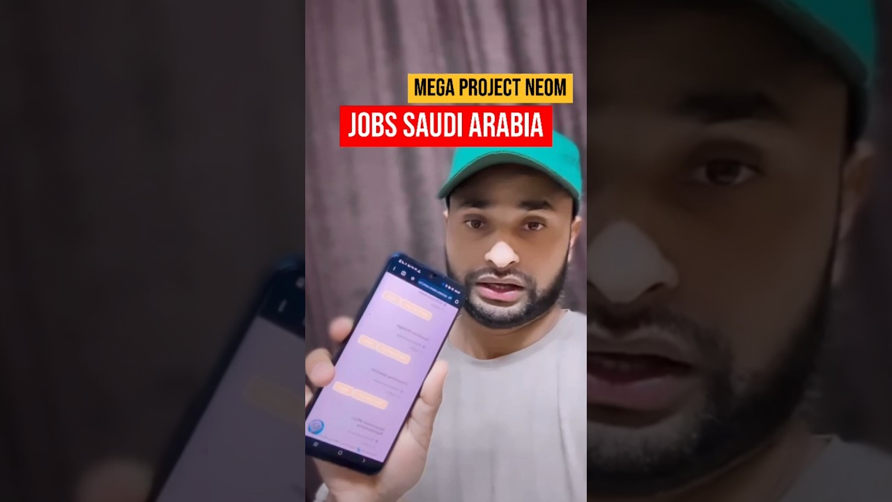 Hiring in Saudi Arabia 🇸🇦 2024 | neon mega project Saudi Arabia #neom #saudiarabia #job #hiring