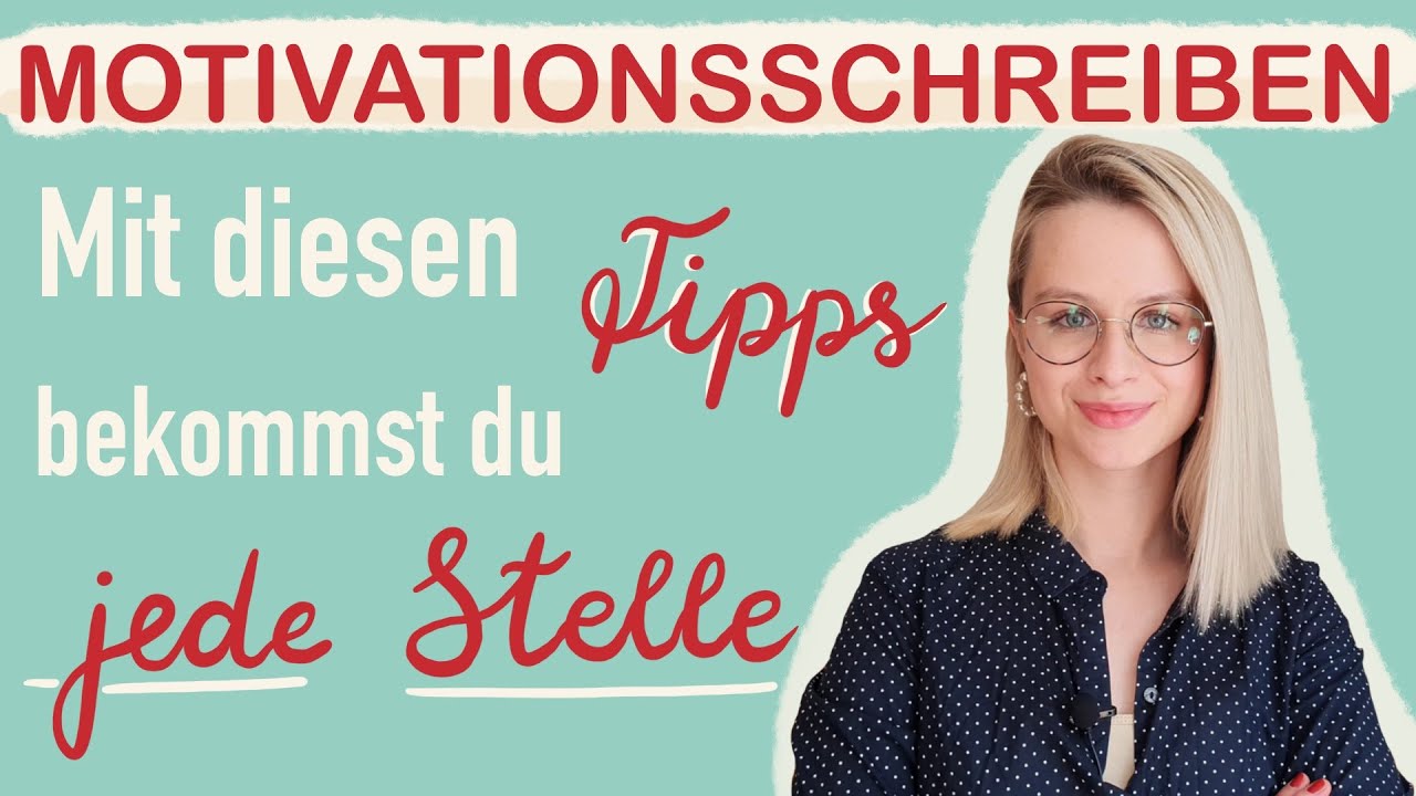 MOTIVATIONSSCHREIBEN | Vermeide DIESE FEHLER | Die besten TIPPS aus meiner Erfahrung