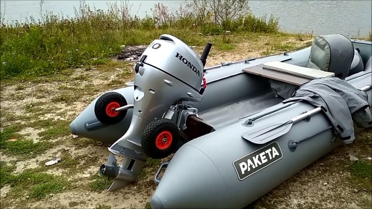 НОВЫЙ мотор Honda BF10 и Ракета РЛ-350 РЕКА МОКША first run new engine