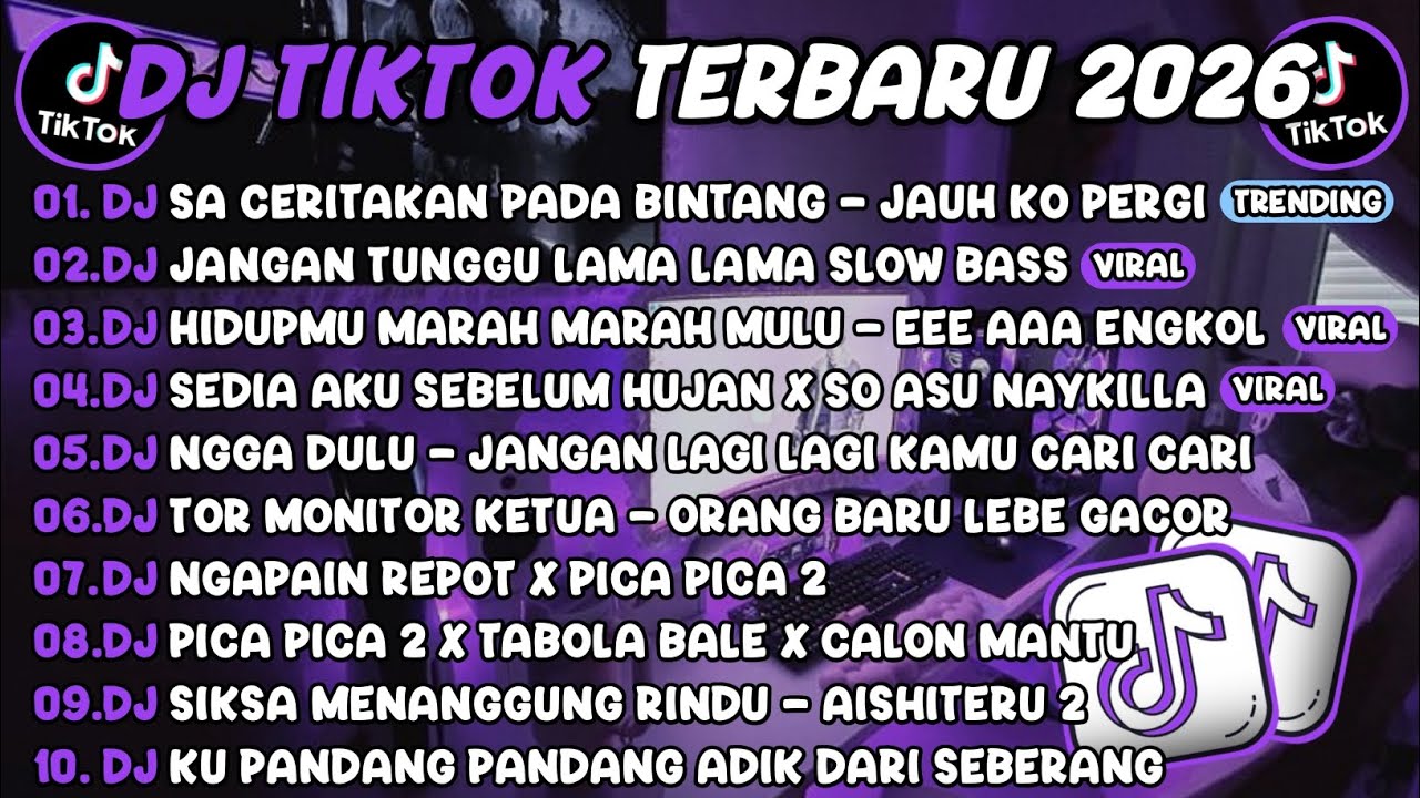 DJ TIKTOK TERBARU 2026🎵DJ SA CERITAKAN PADA BINTANG BINTANG🎵DJ JANGAN TUNGGU LAMA LAMA