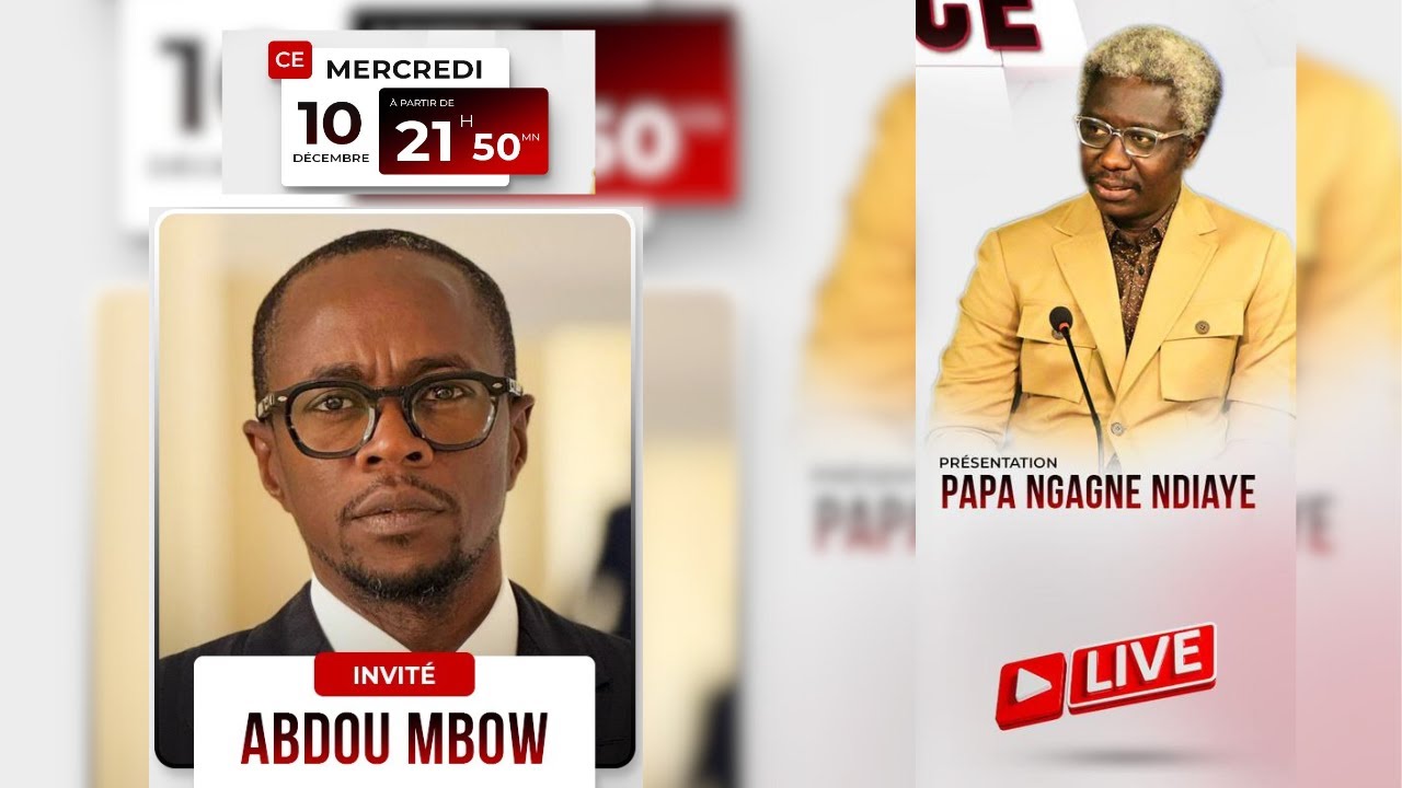 🚨🚨TFM LIVE : FARAM FACCE - Invit&eacute; : Abdou MBOW - Pr : Pape Ngagne NDIAYE - 10 d&eacute;cembre 2025