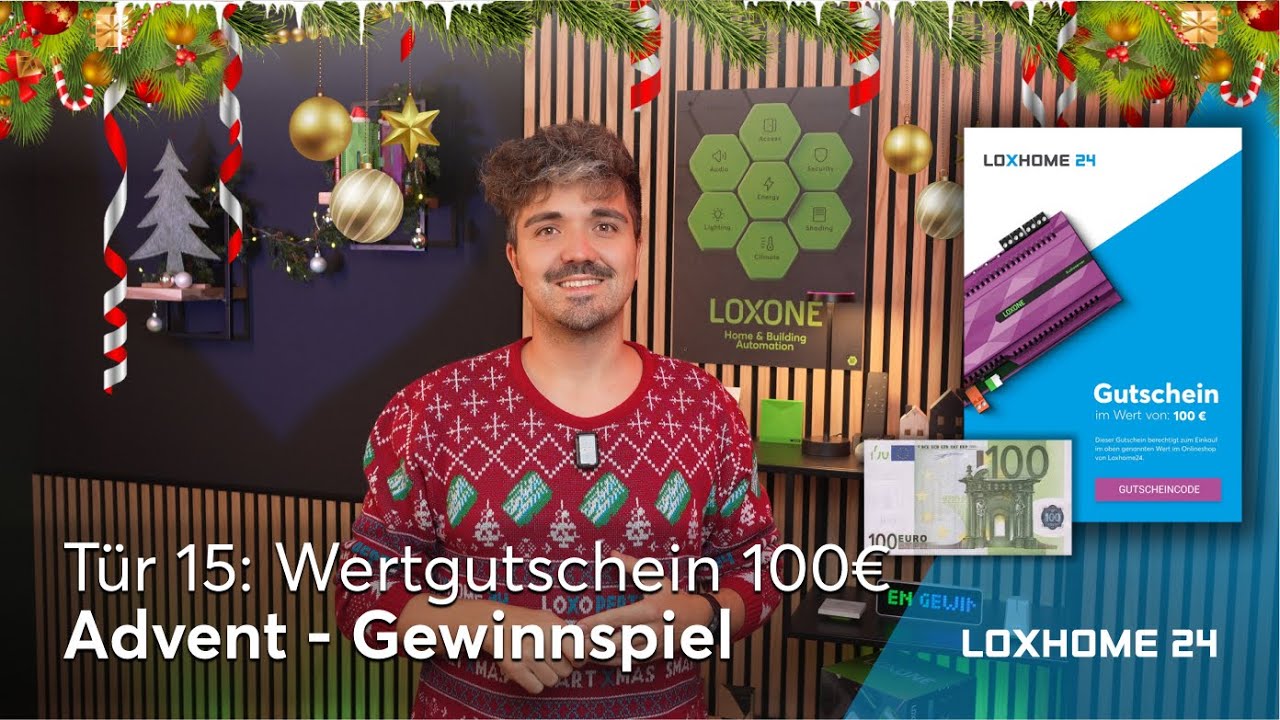 100&euro; f&uuml;r dein Smart Home! Loxhome24 Gutschein gewinnen | Tag 15