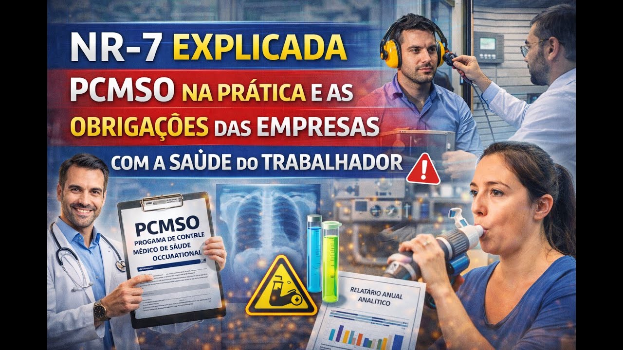 PCMSO na Prática | O Que a NR-7 Exige para Proteger a Saúde do Trabalhador
