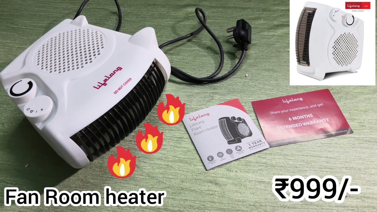 Lifelong fan room heater 2000watt
