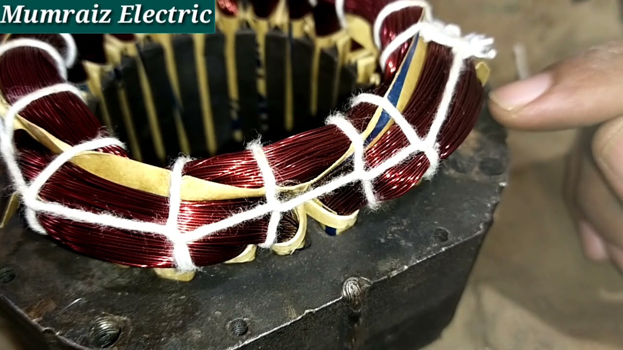 Washing machine 4+4 small slots powerful copper winding data / Washing machine winding data
