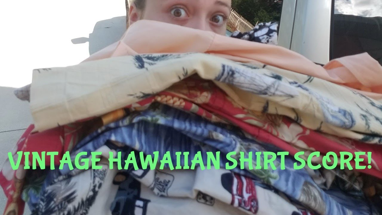 Garage Sale Score! Vintage Hawaiian Shirts!