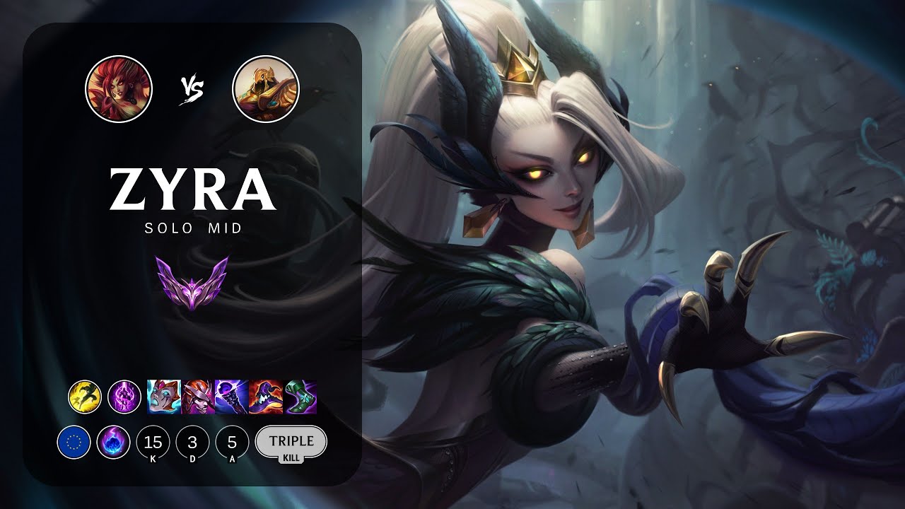 Zyra Mid vs Azir - EUW Master Patch 13.23