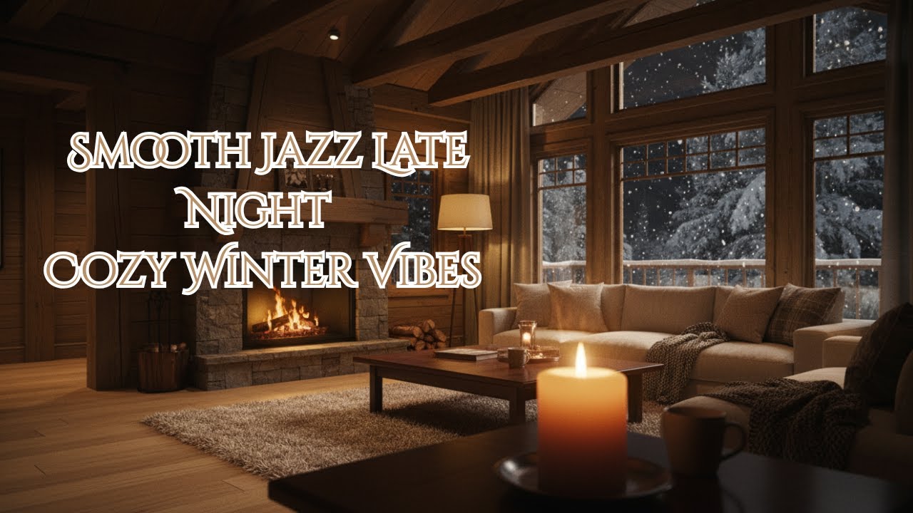Smooth Jazz Late Night Cozy Winter Vibes to Relax & Unwind