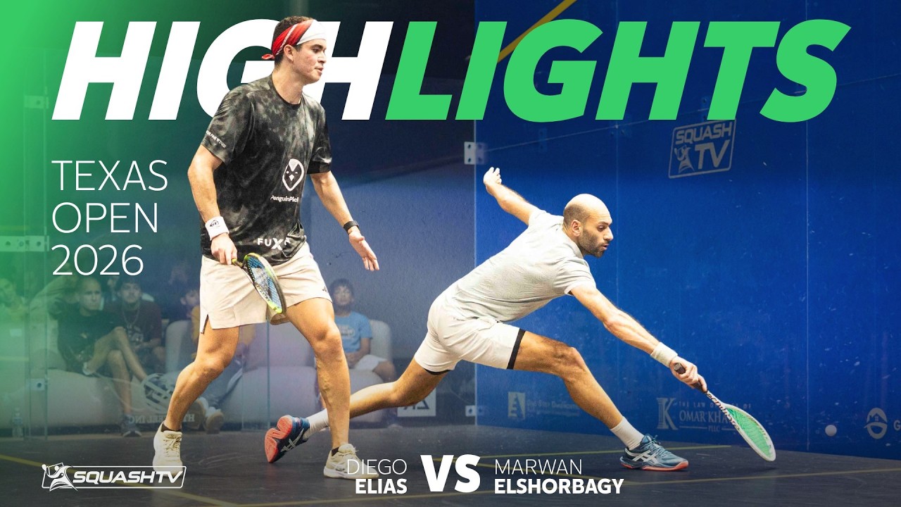 🇵🇪 Elias v Ma.ElShorbagy 🏴󠁧󠁢󠁥󠁮󠁧󠁿 | Texas Open 2026 | SEMI-FINAL HIGHLIGHTS