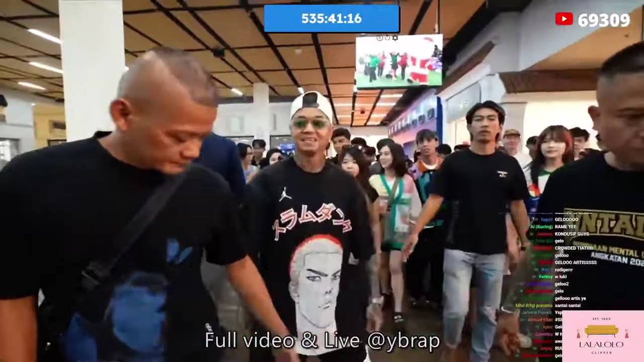 Full video Reza Arap YB A4A CLAN IRL PVJ belanja, makeover Tepe46, makan, ice skating#MARAPTHON2 #68