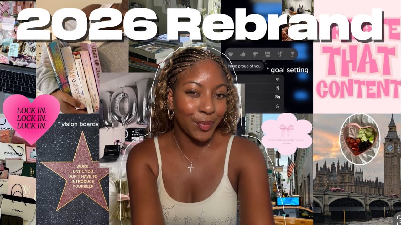 2026 REBRAND| Vision boards, goal setting, healthy habits, etc. 🌟🎀🤍