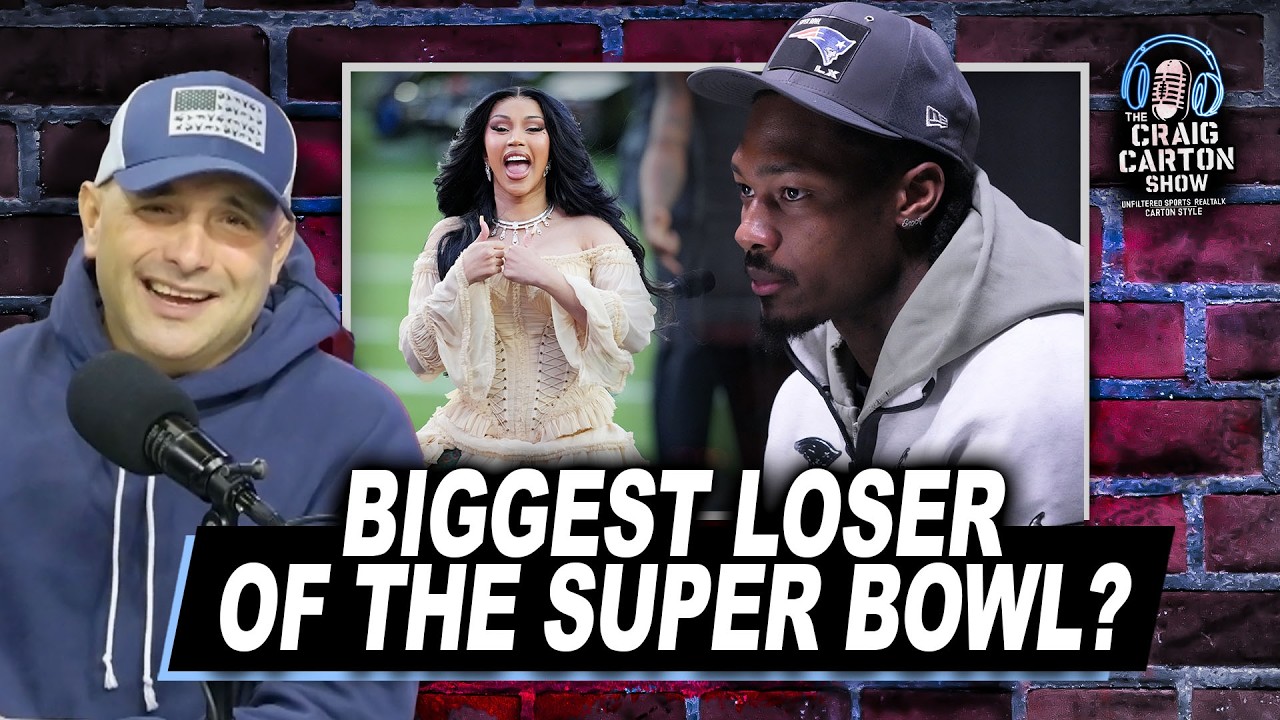 BIG GAME'S BIGGEST L: Stefon Diggs Lost the Game & Cardi B! | The Craig Carton Show