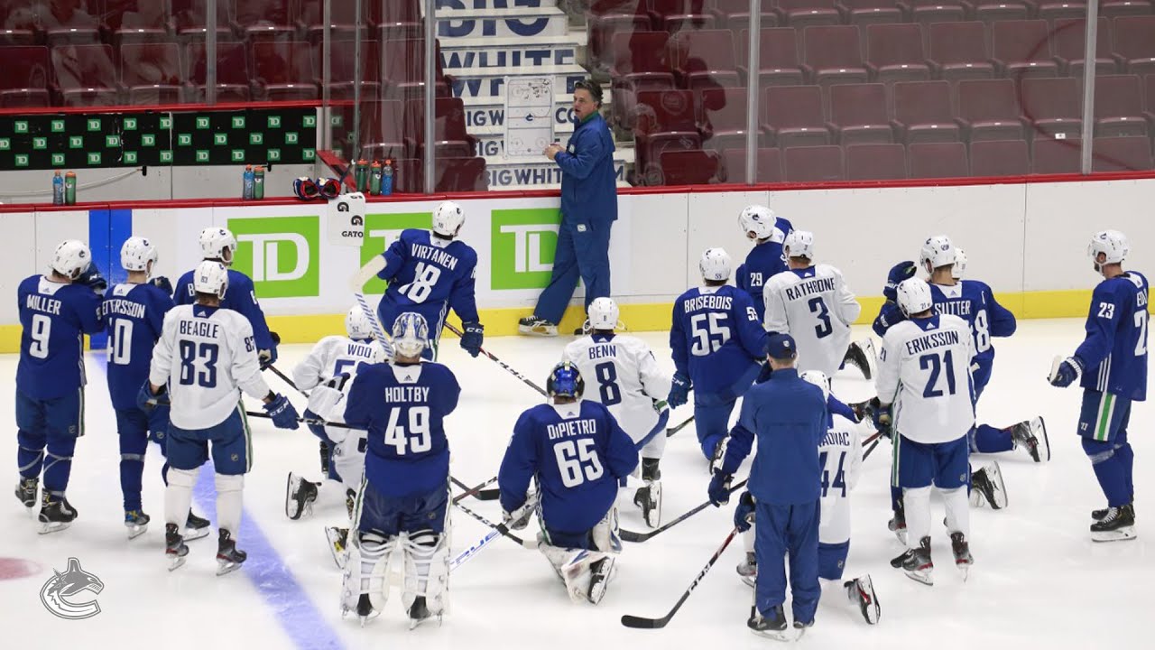 Opening Day of the Canucks 2021 Training Camp