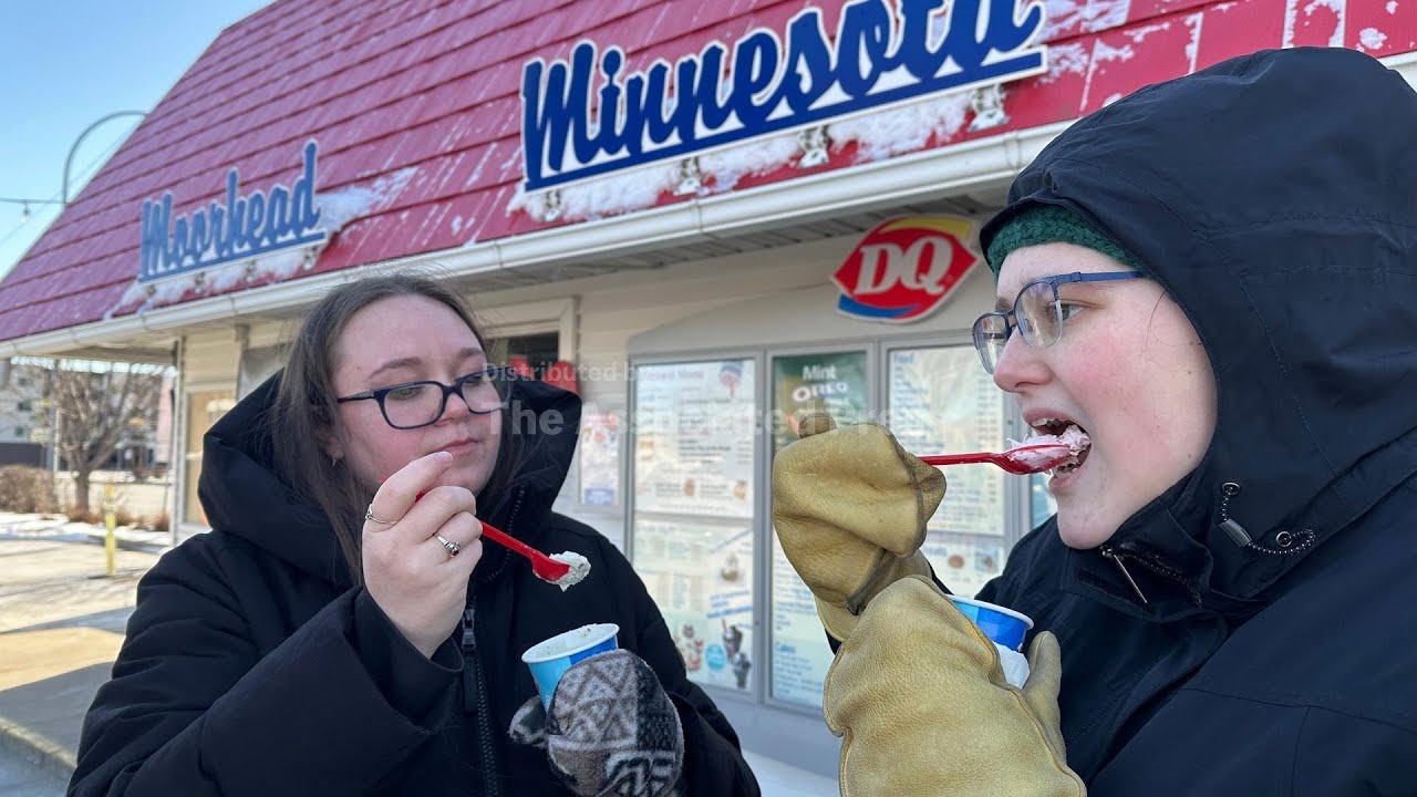 People line up for ice cream treats every March 1 at this Minnesota Dairy Queen. Why? It's tradition
